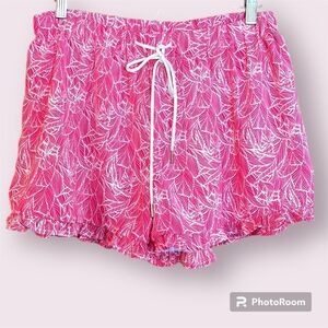 LAUREN JAMES Malibu Printed Ruffle Shorts